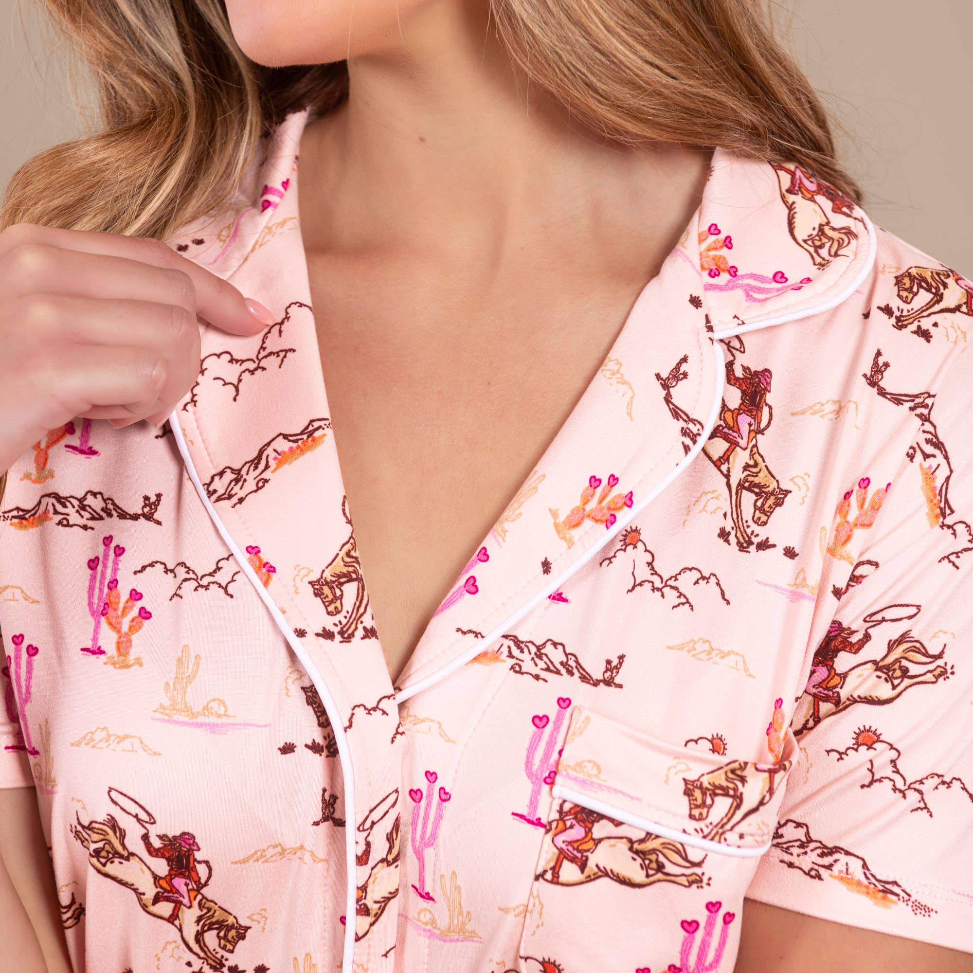 Pajama Top ~ Vintage Dreams