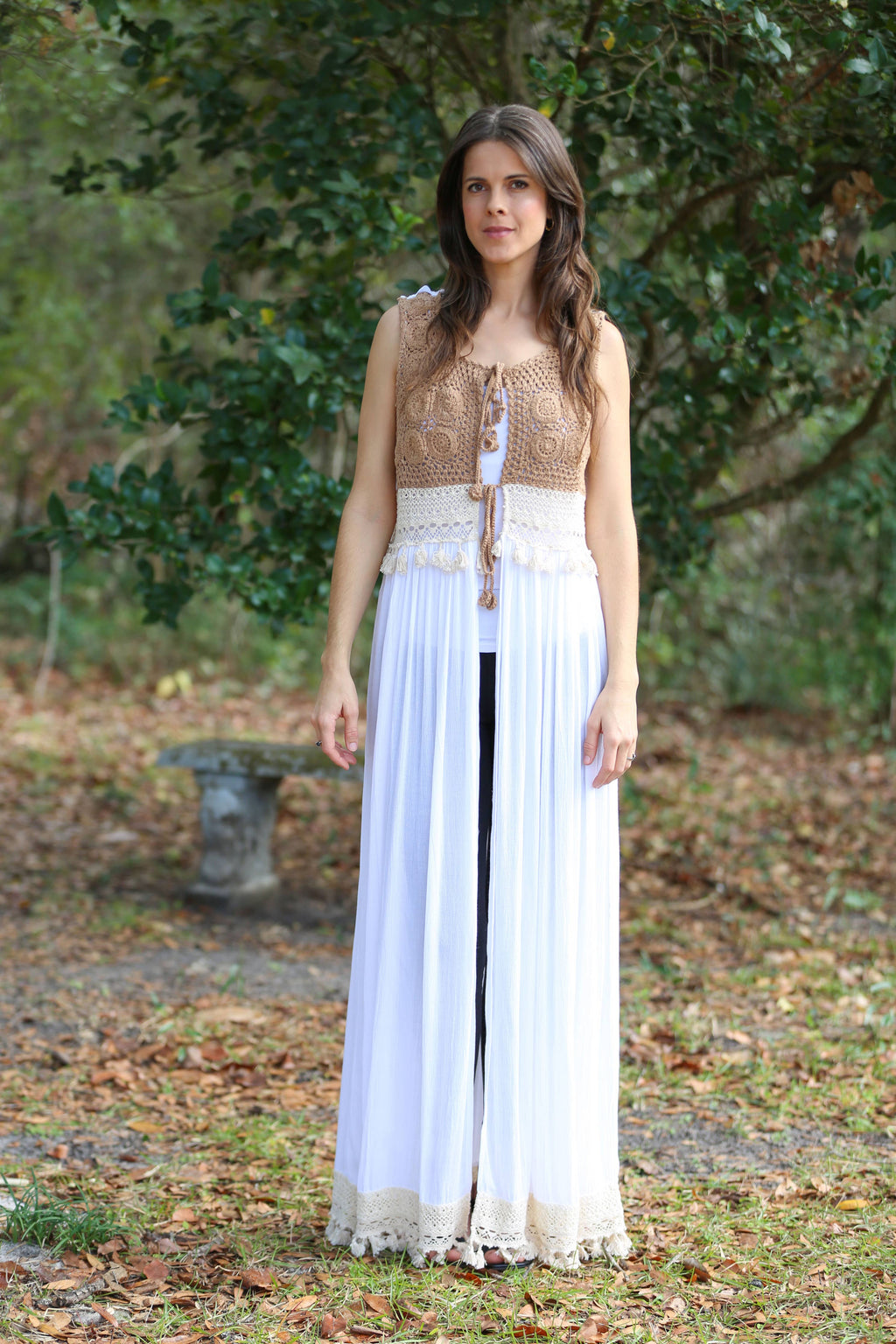 Poetry & Grace Crochet Duster