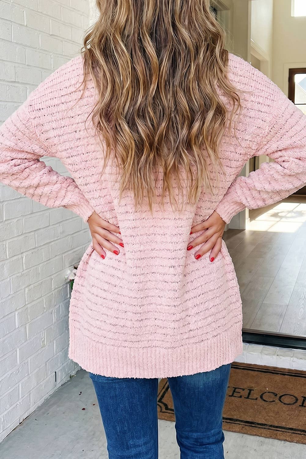 Cardigan ~ Pretty in Pink