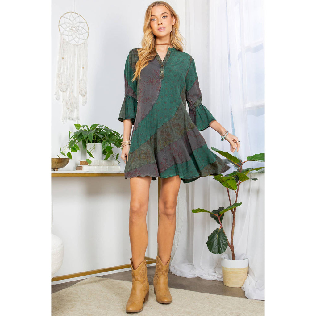 Tunic Dress ~ Saffron Skies