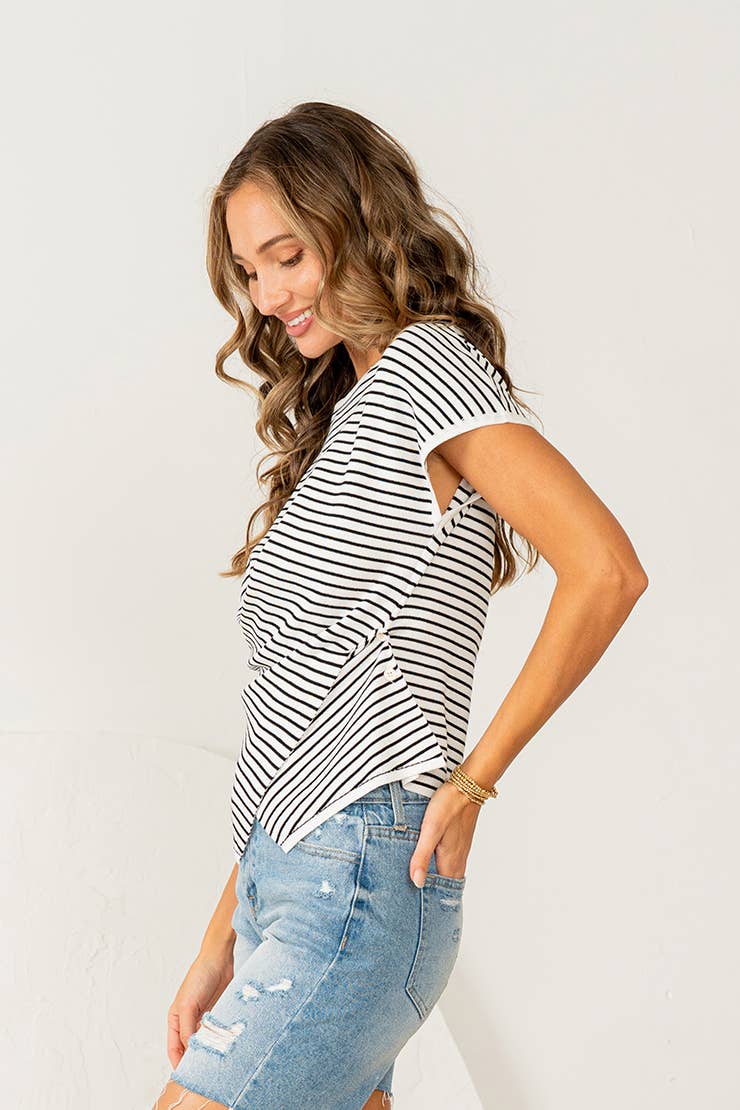 Top ~ Twist & Stripe