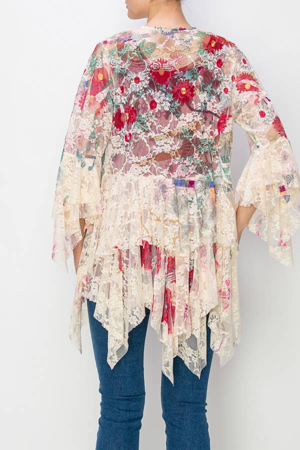 Cardigan ~ Ruffled Reverie