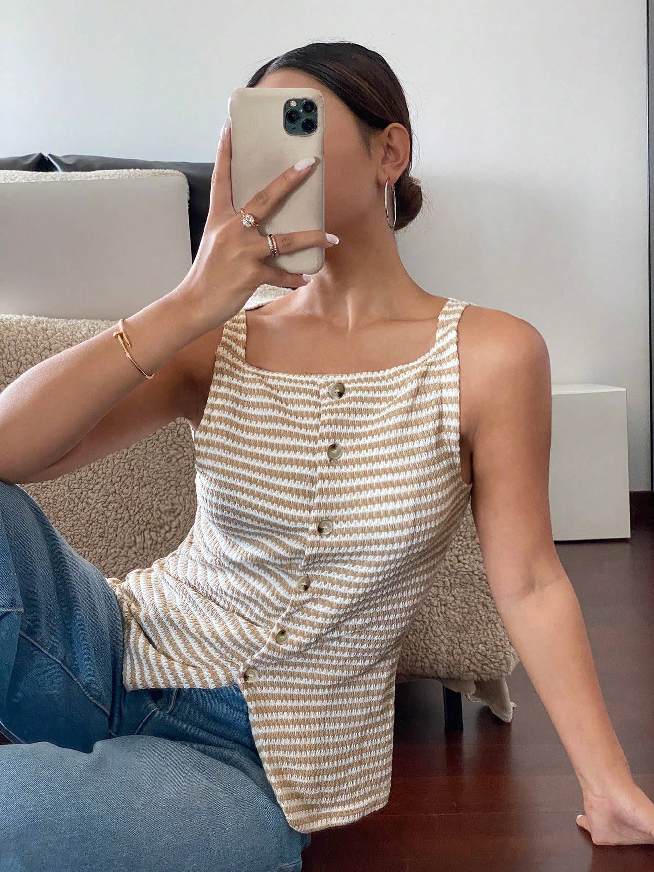 Tank ~ Coastal Stripe