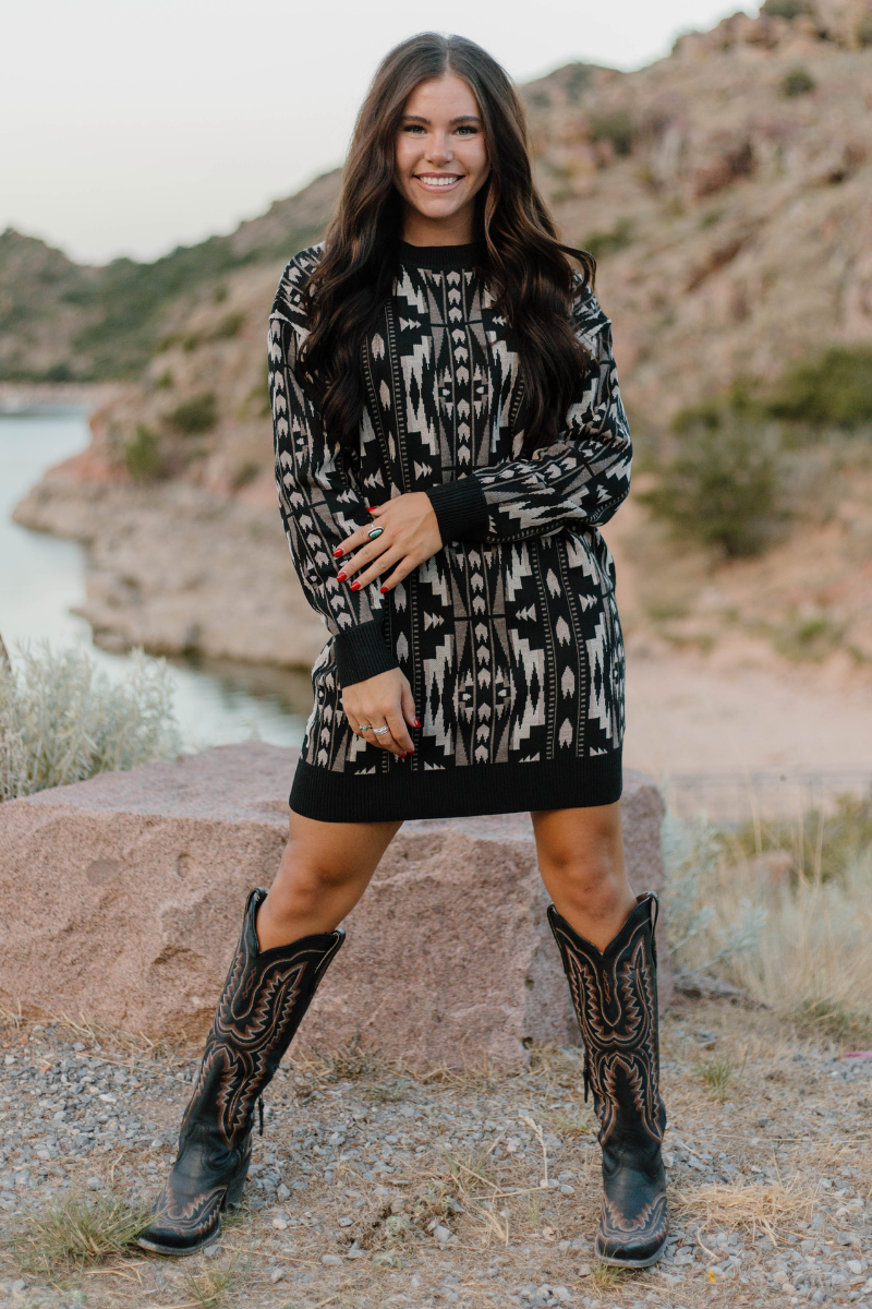 Montana Aztec Sweater Tunic