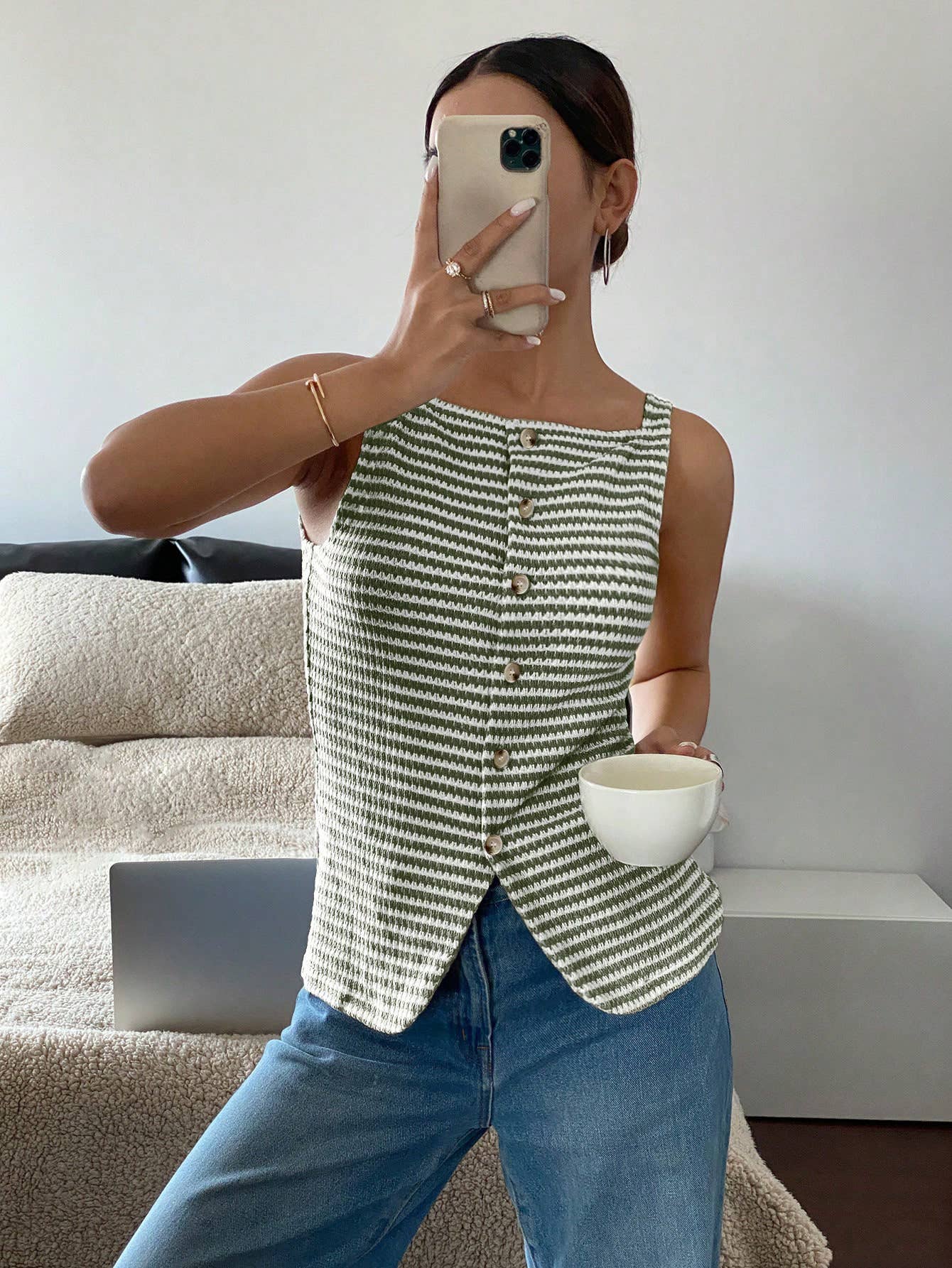 Tank ~ Coastal Stripe