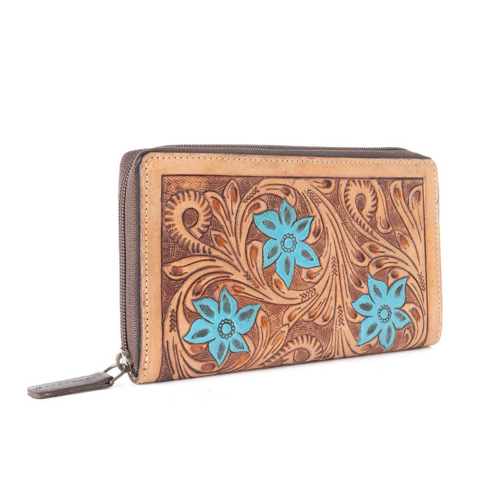 Wallet ~ Blue Buds