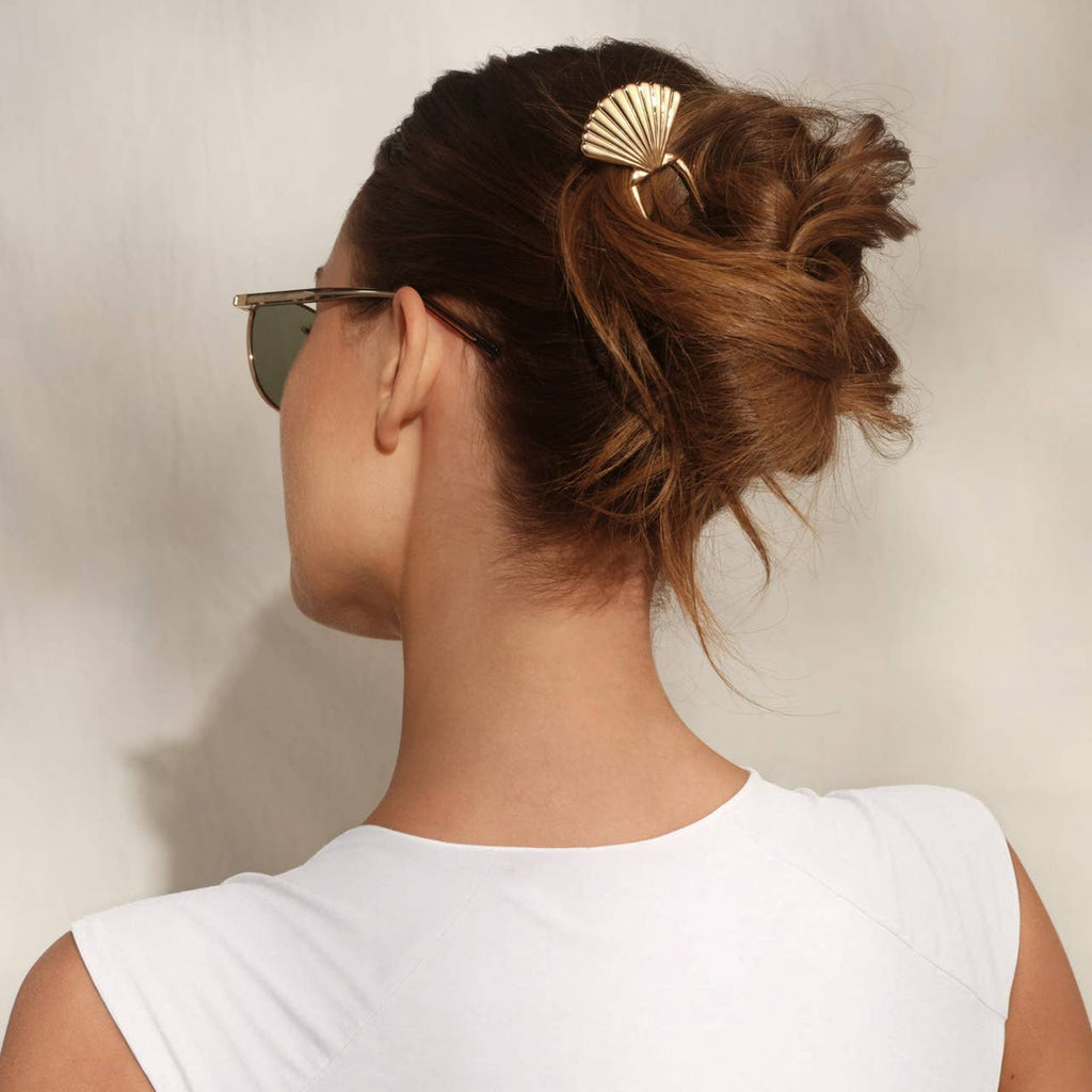 Metal Clam Shell French Hair Pin