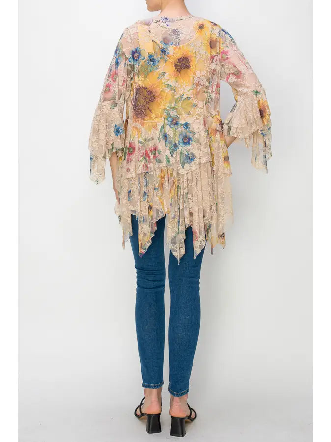 Cardigan ~ Ruffled Reverie