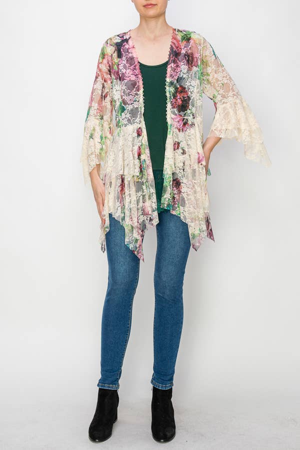 Cardigan ~ Ruffled Reverie
