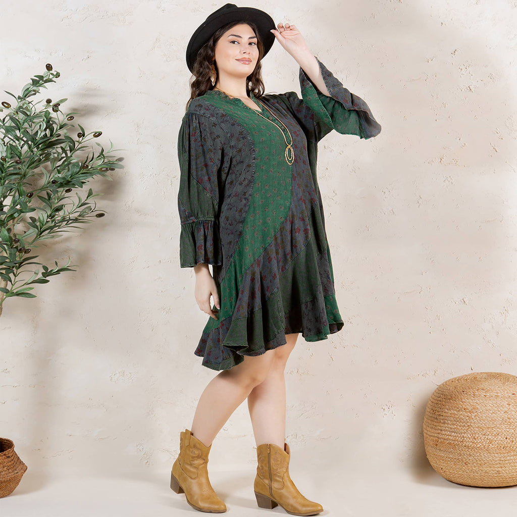Tunic Dress ~ Saffron Skies