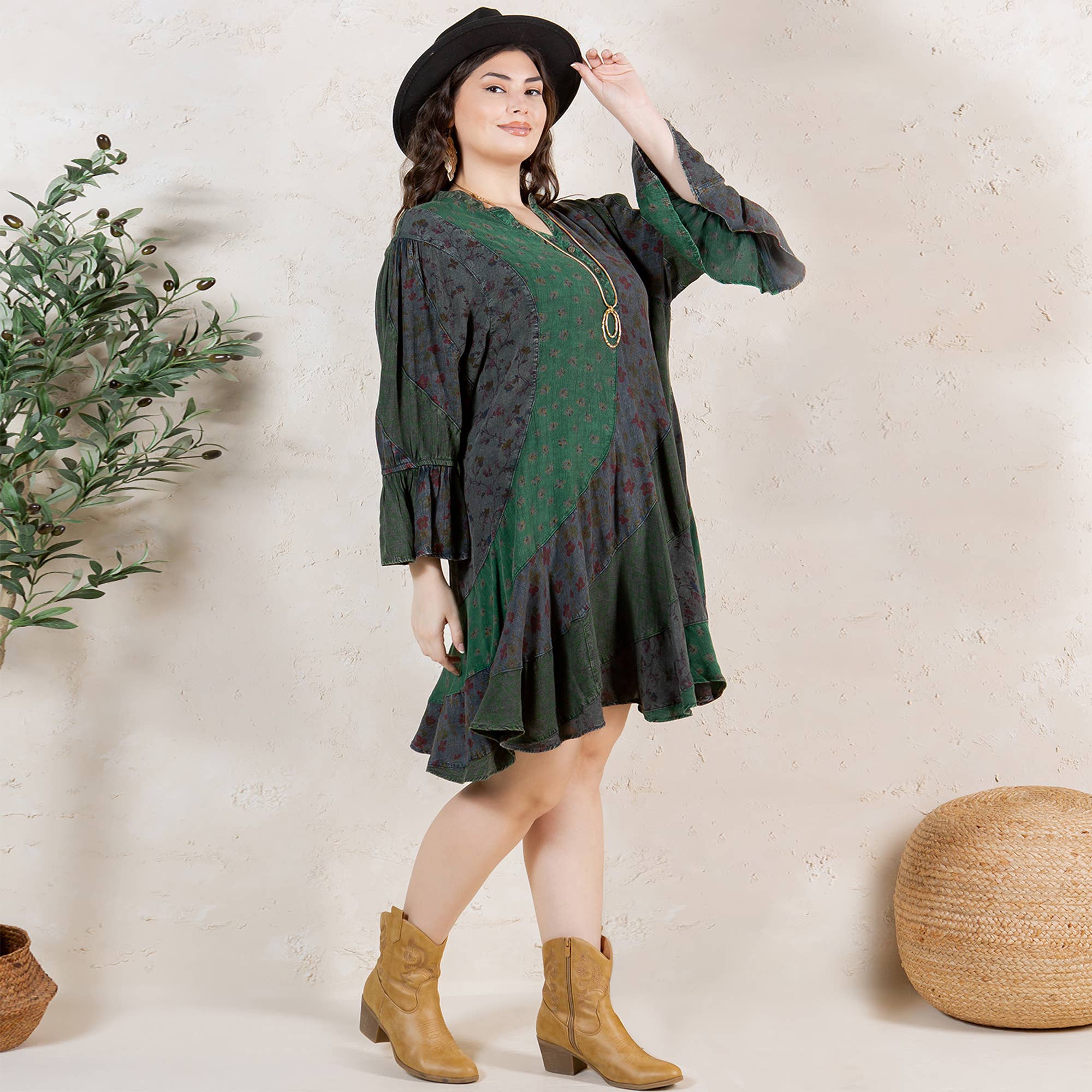 Tunic Dress ~ Saffron Skies