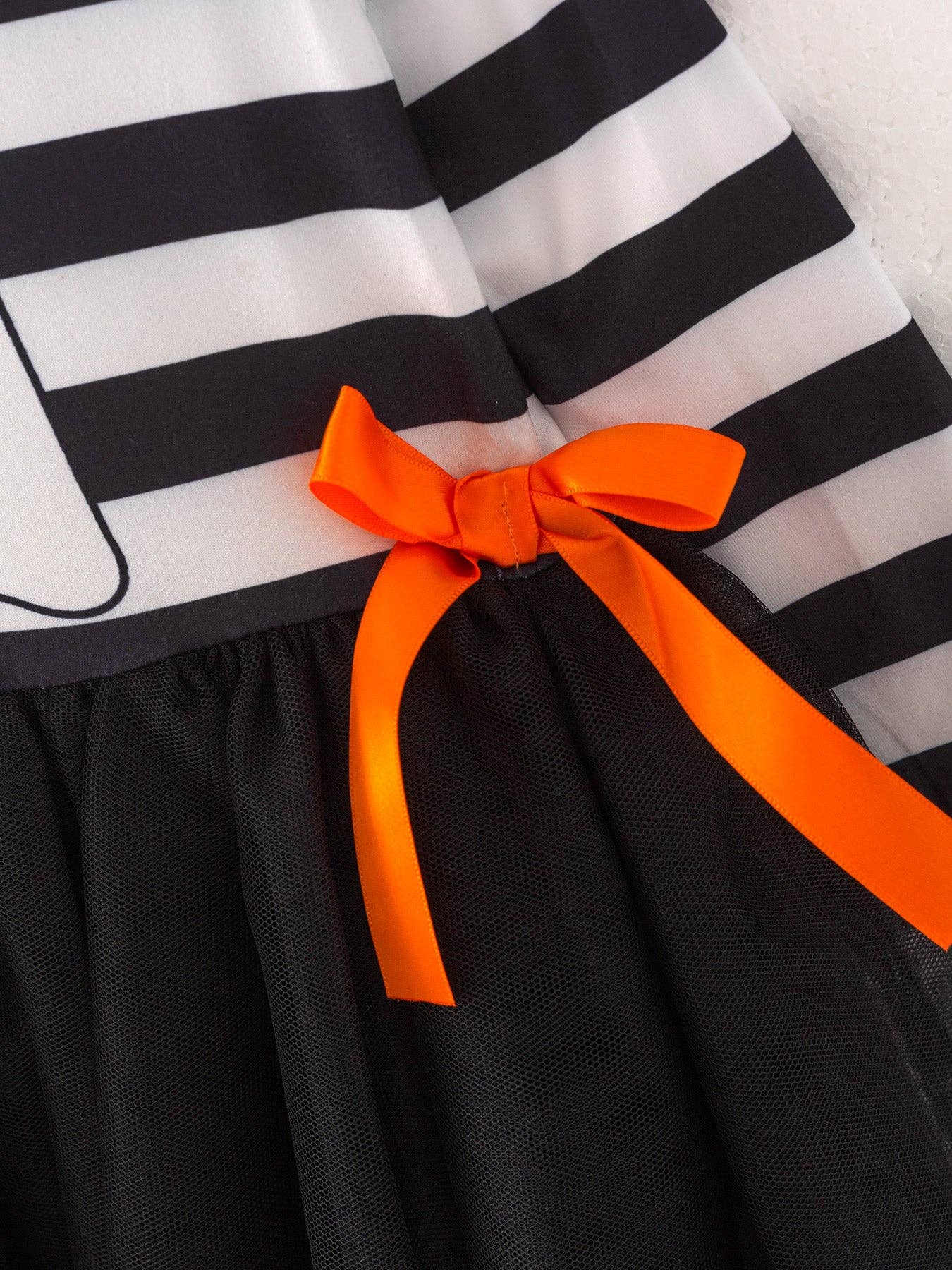 Spooky Stripe Twirl Dress