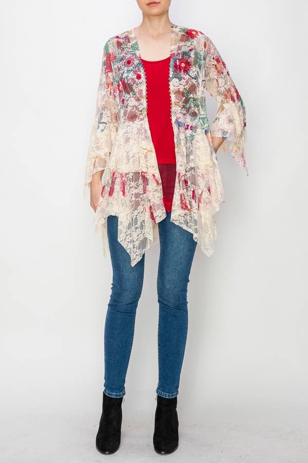 Cardigan ~ Ruffled Reverie