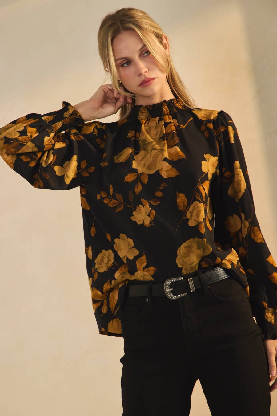 Top ~ Midnight Marigold
