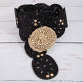 Belt Embroidered floral