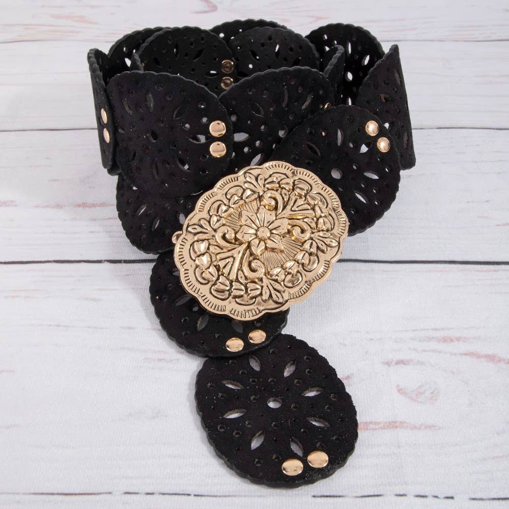 Belt Embroidered floral
