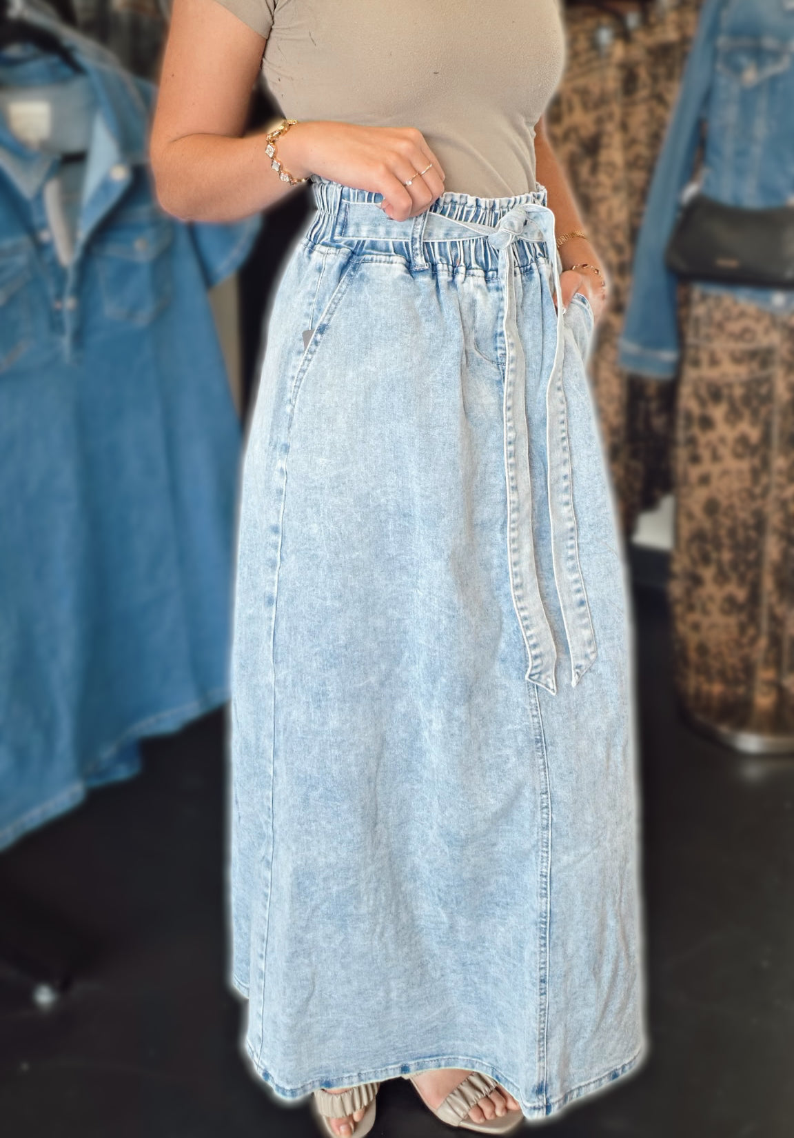 Skirt~ Everly Denim