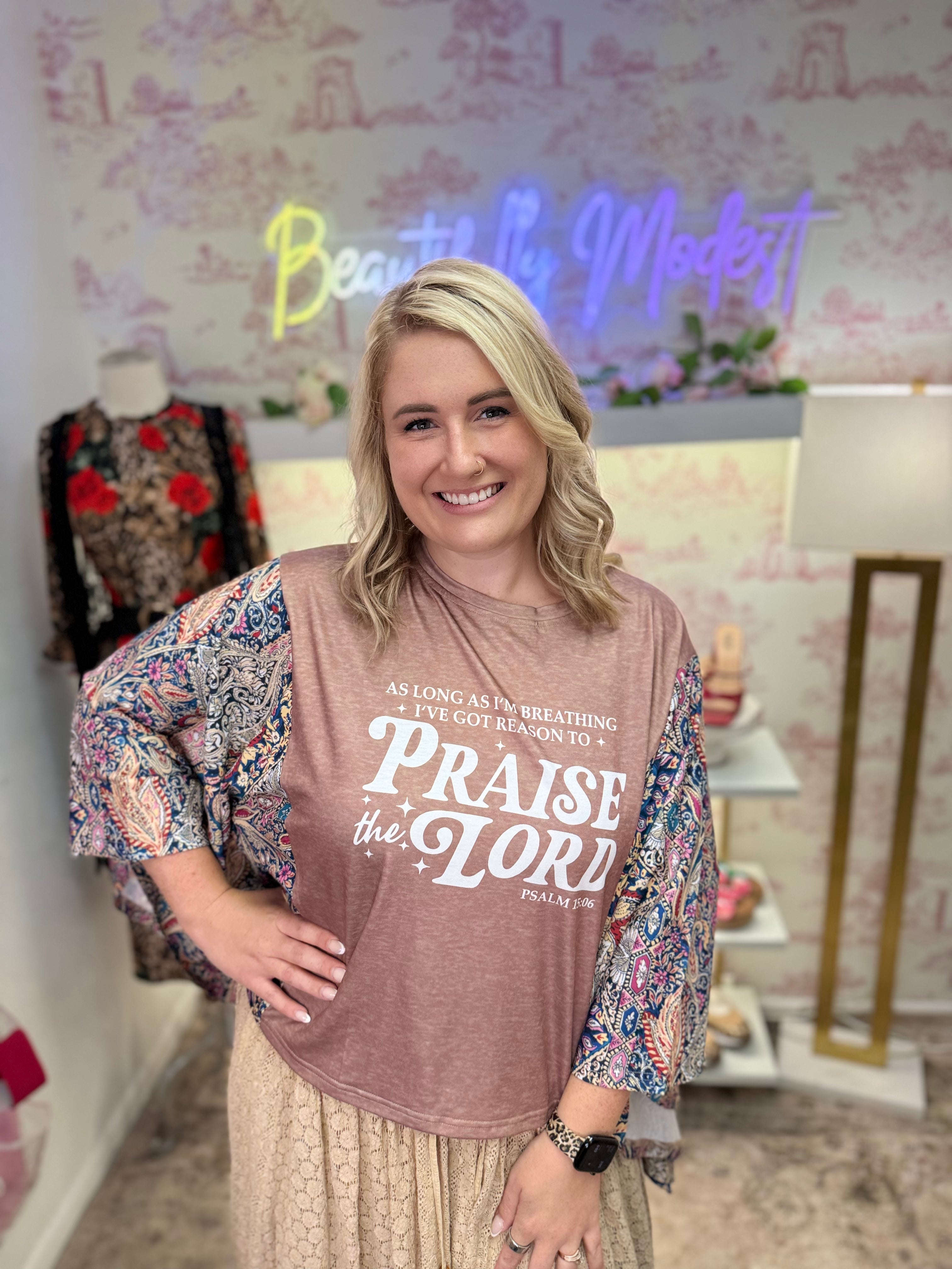 Top~Paisley Praise