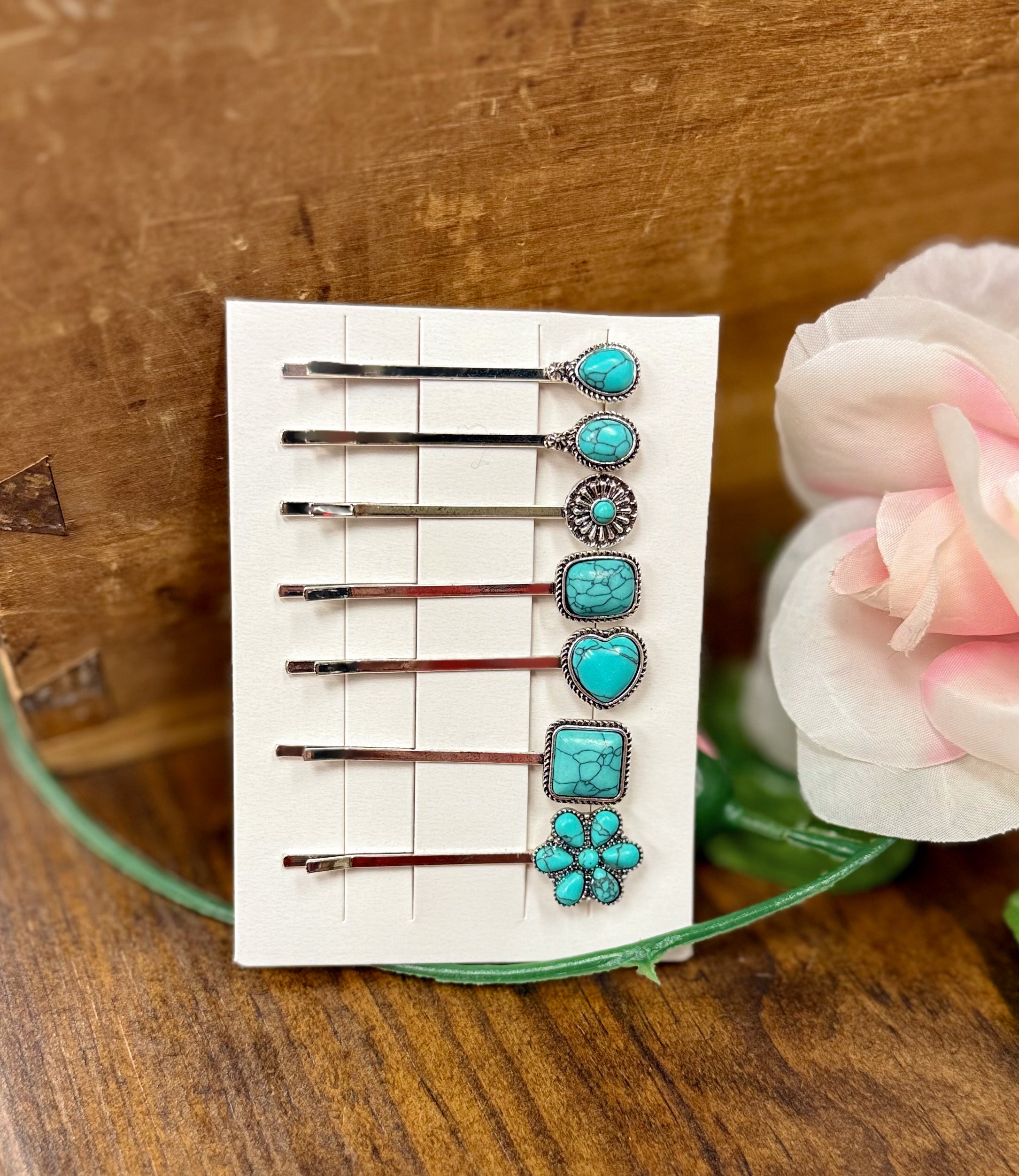 Bobby Pin Set ~ Turquoise Trails