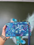 Midnight Meadow Wristlet Wallet