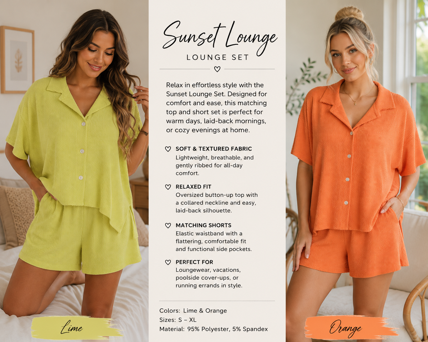 Lounge set ~ Sunny Days