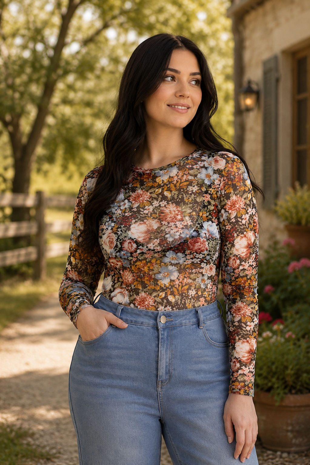 Mesh Top ~ Adeline