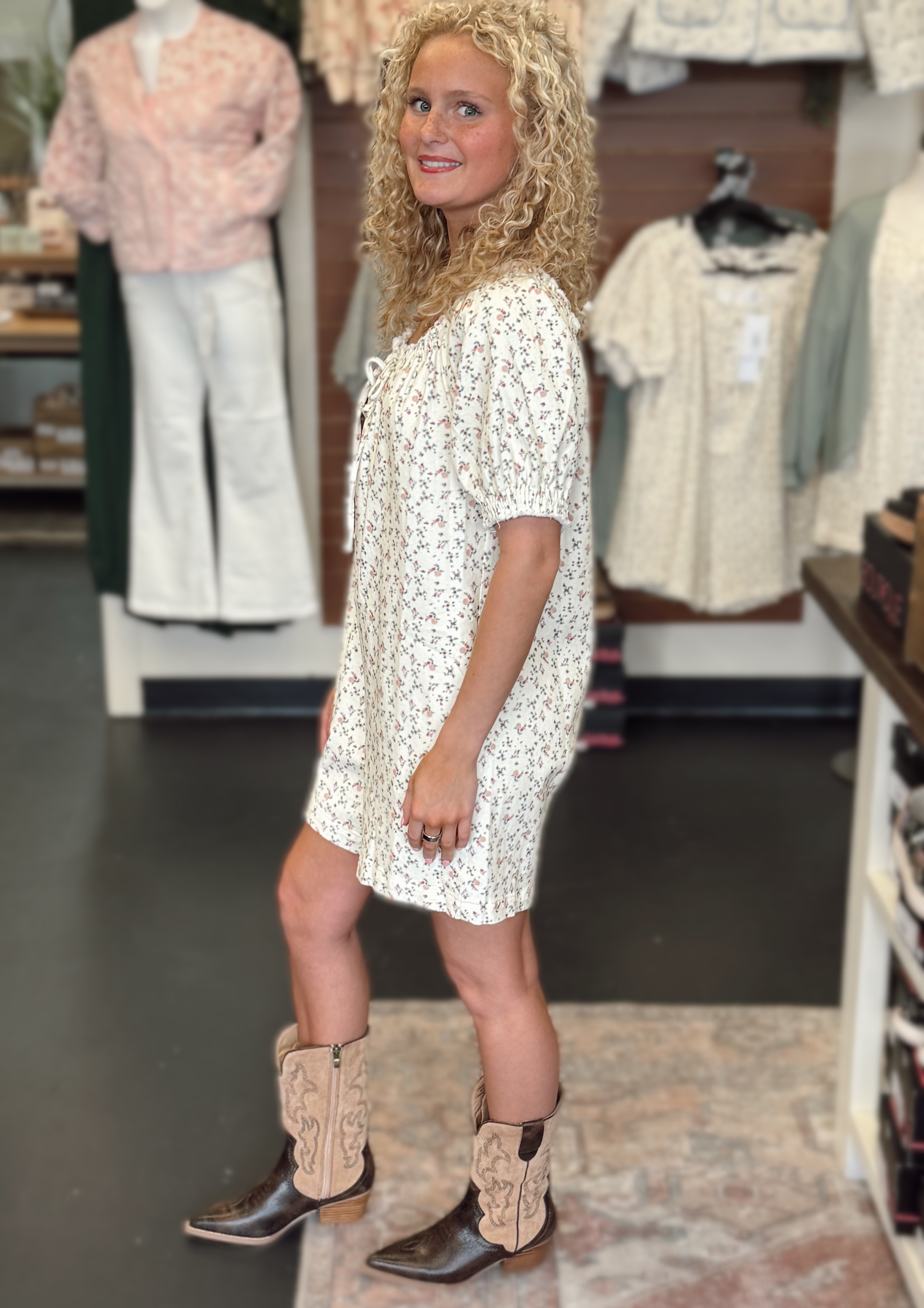 Romper ~ Blossom Lace-Up