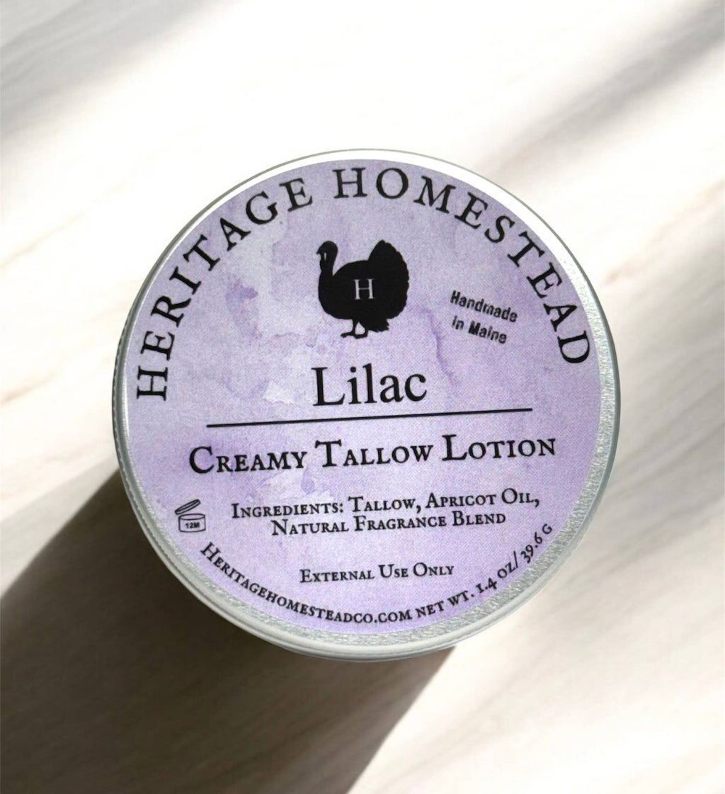 Creamy Tallow Lotion Tins
