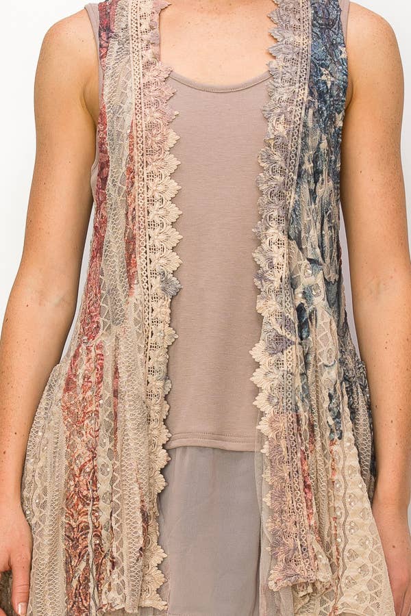 Vest ~ Evelynne Lace