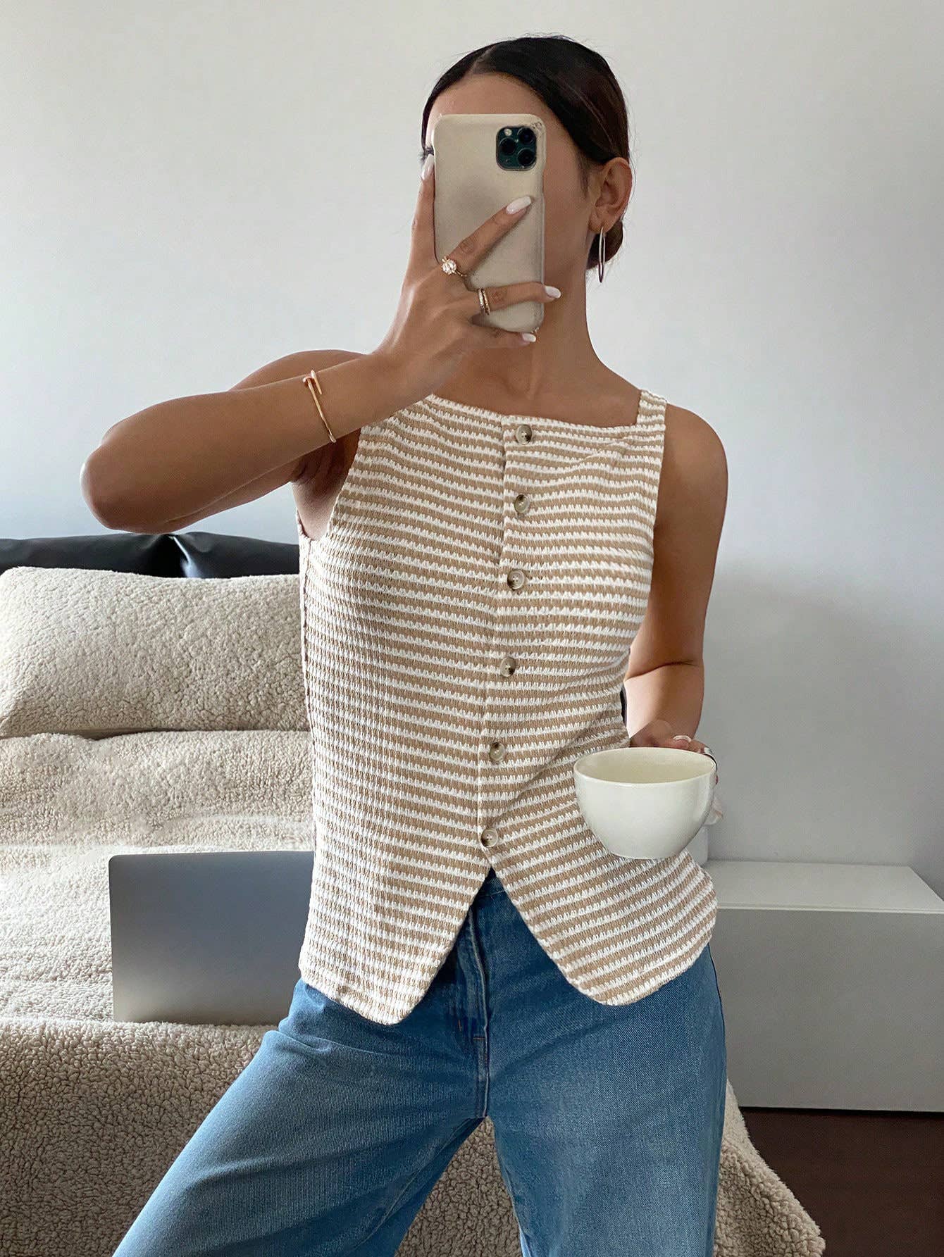Tank ~ Coastal Stripe