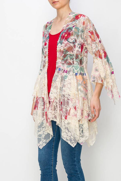 Cardigan ~ Ruffled Reverie