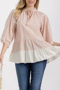 Top ~ Delilah Ruffle