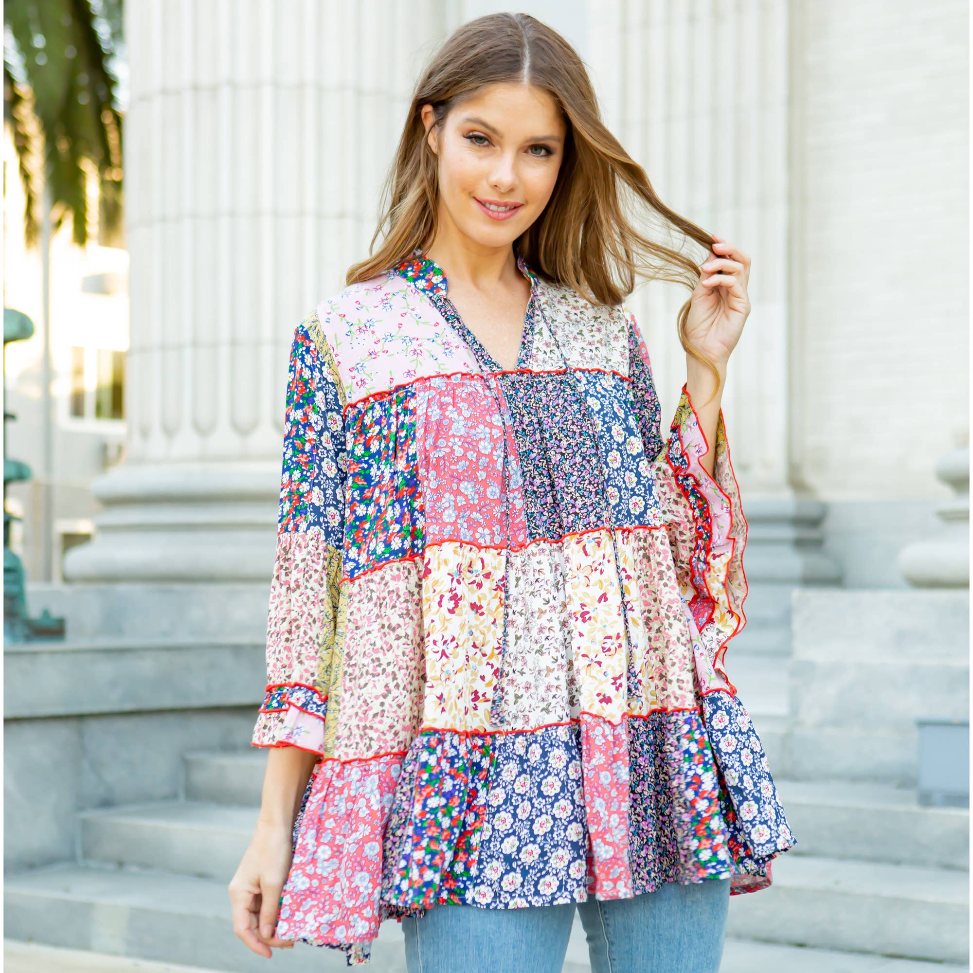 Tunic ~ Paisley Rose