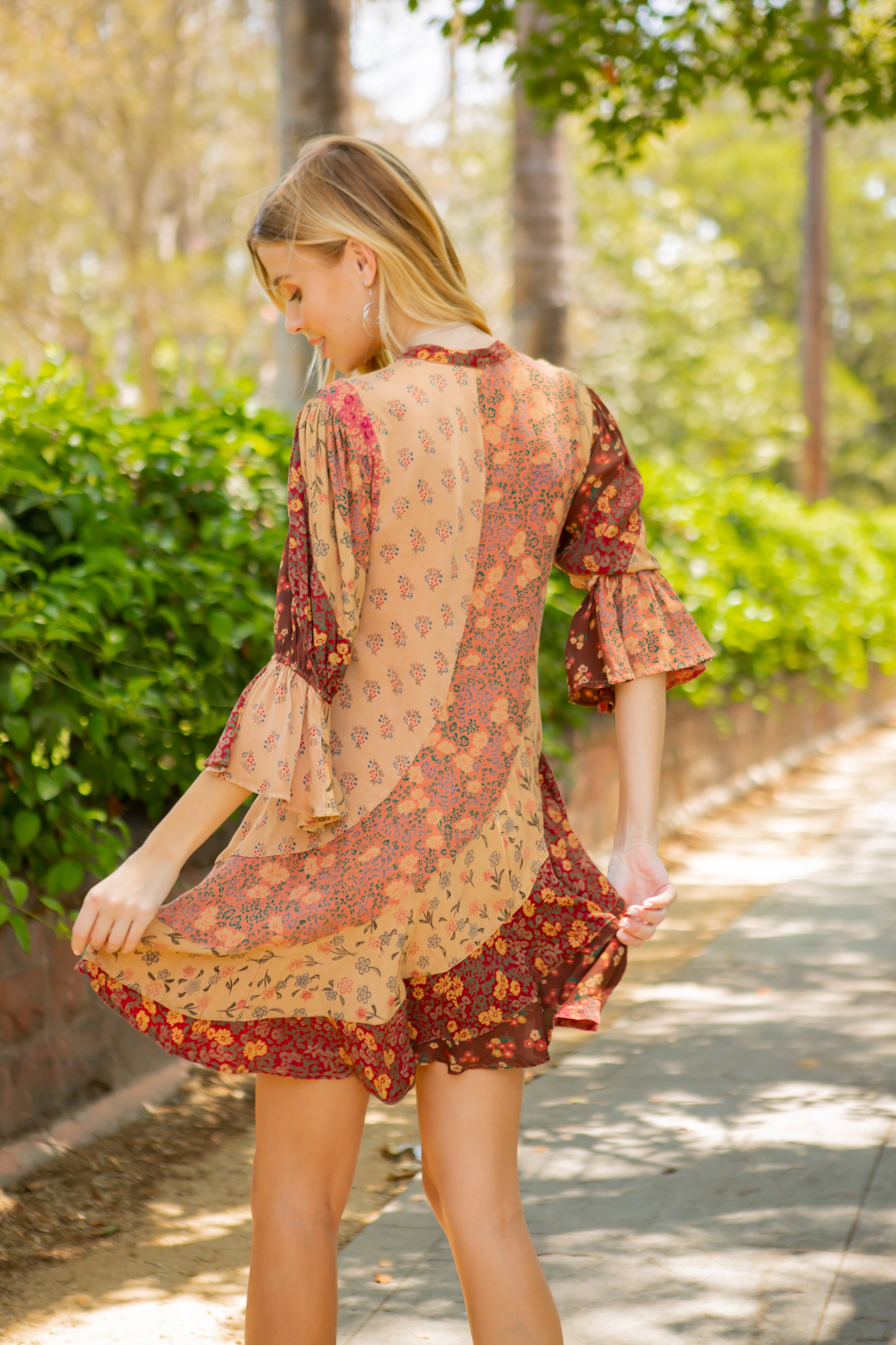 Tunic Dress ~ Saffron Skies