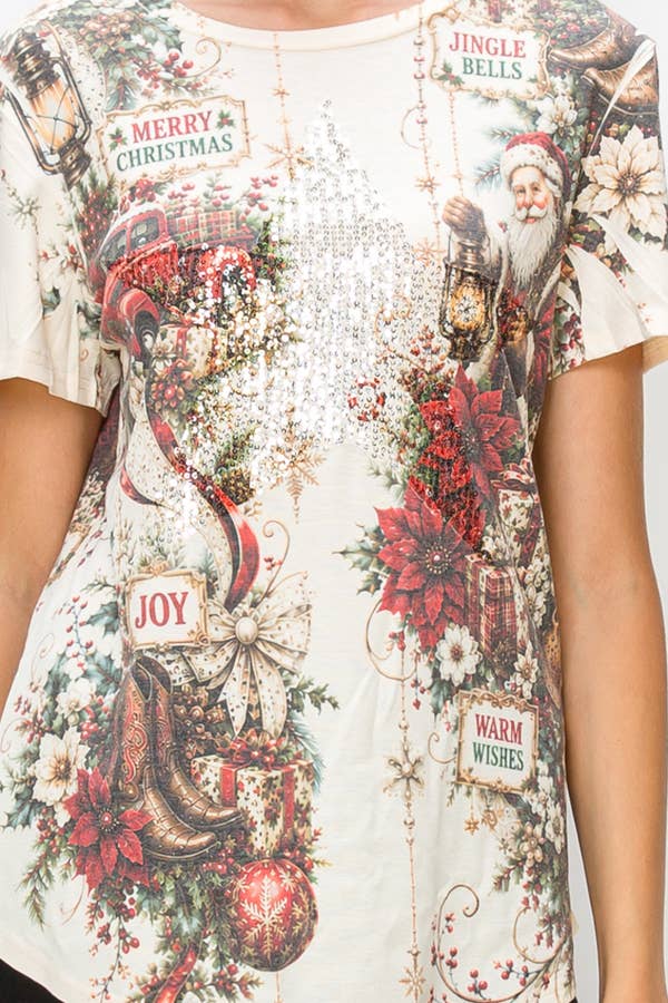 Christmas on the Farm Tee