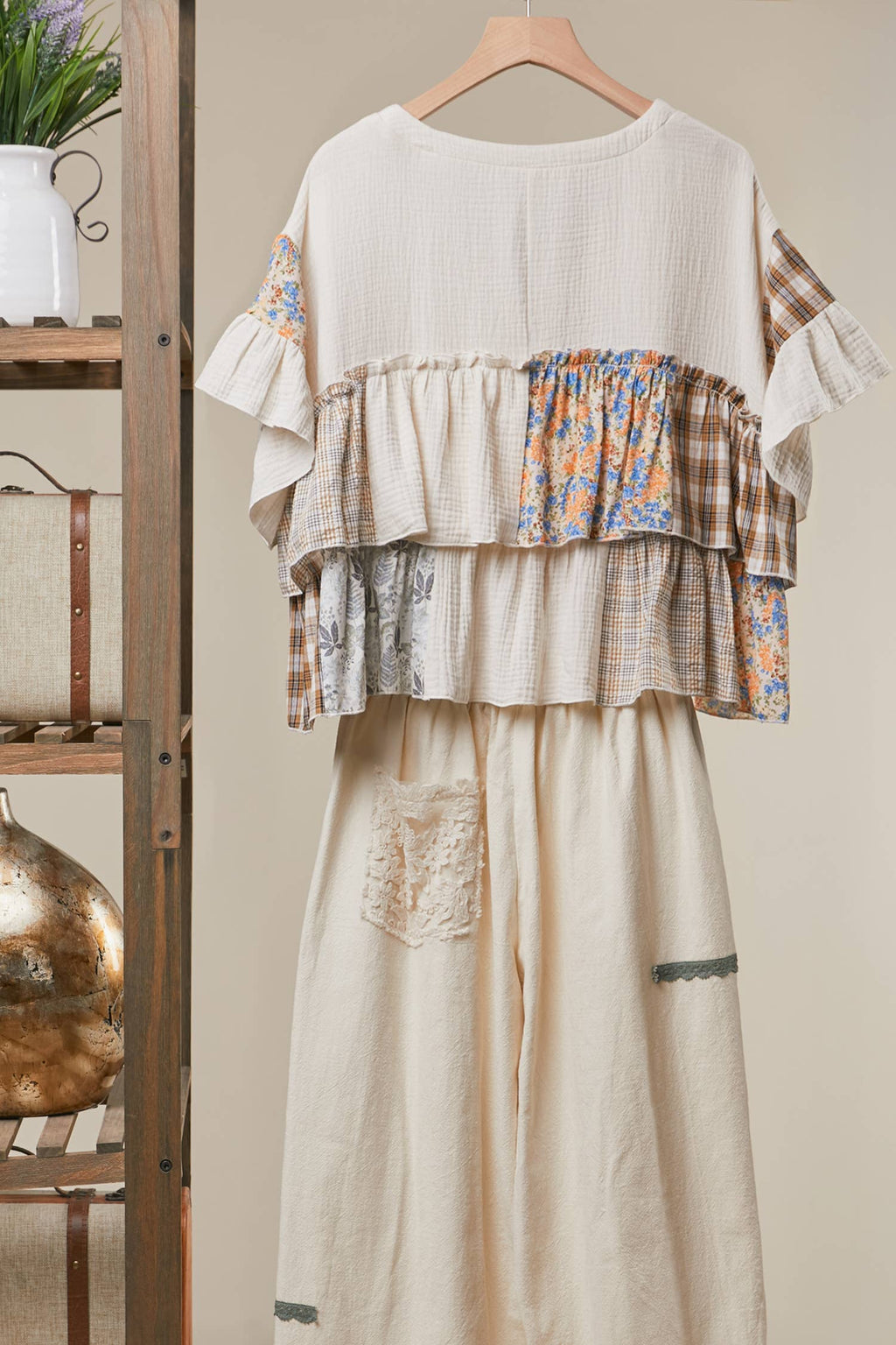 Top ~ Vintage Ruffle