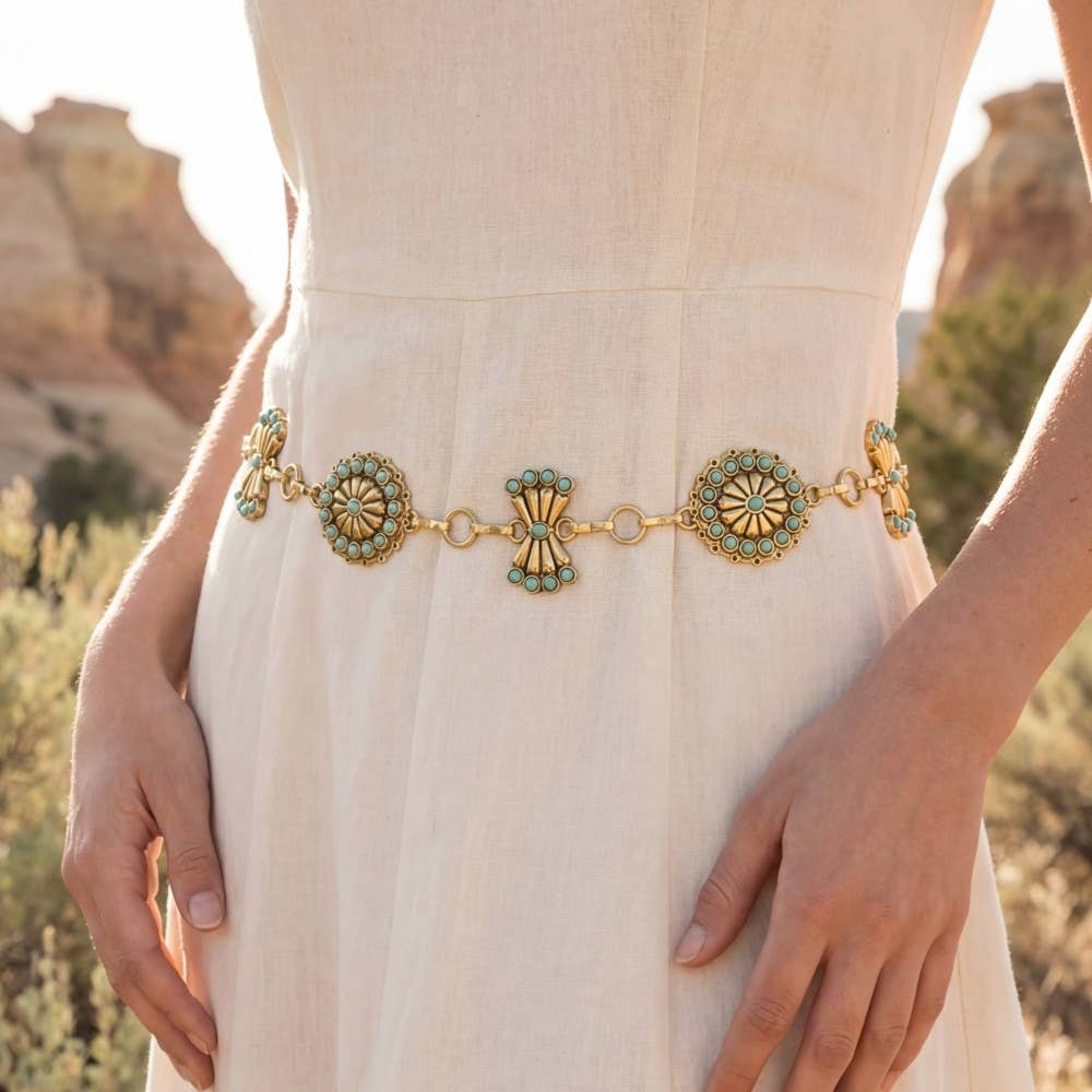 Belt ~ Stone Daisy