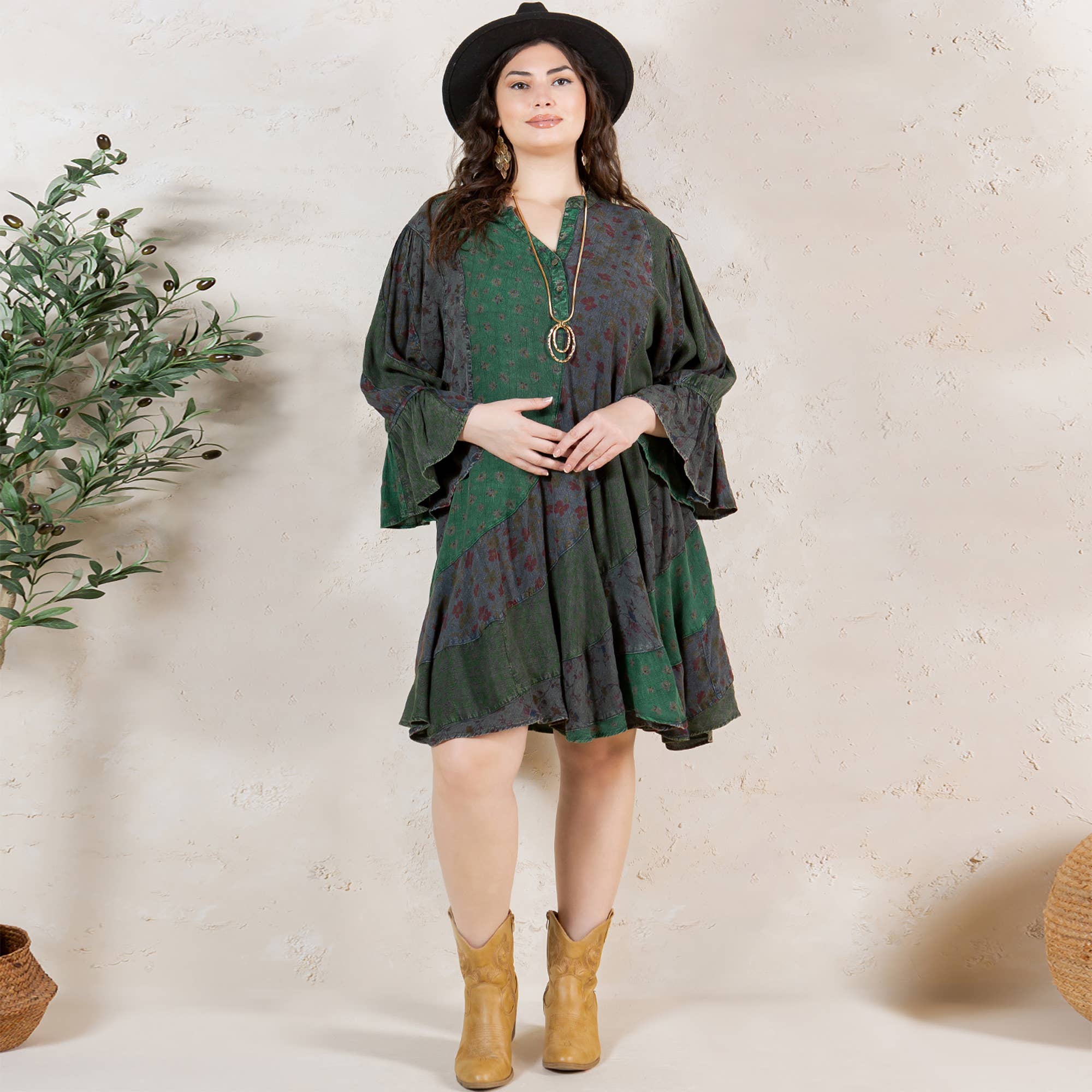 Tunic Dress ~ Saffron Skies