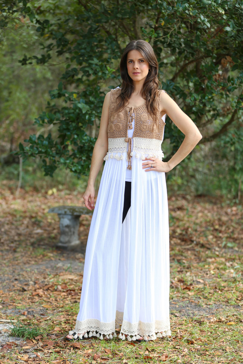 Poetry & Grace Crochet Duster