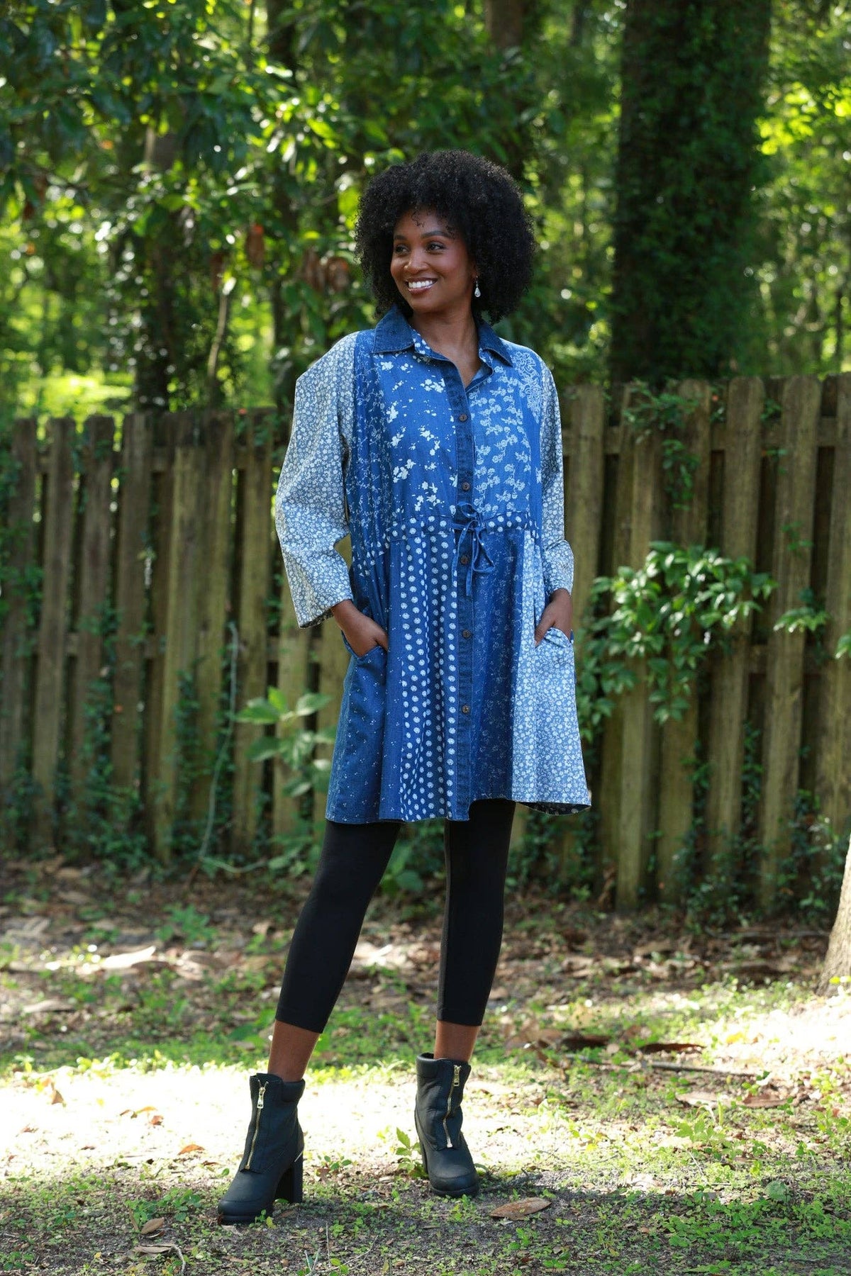 Bluebird Lane Patchwork Tunic