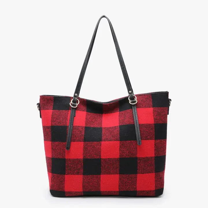 Tote ~ Cozy Checks