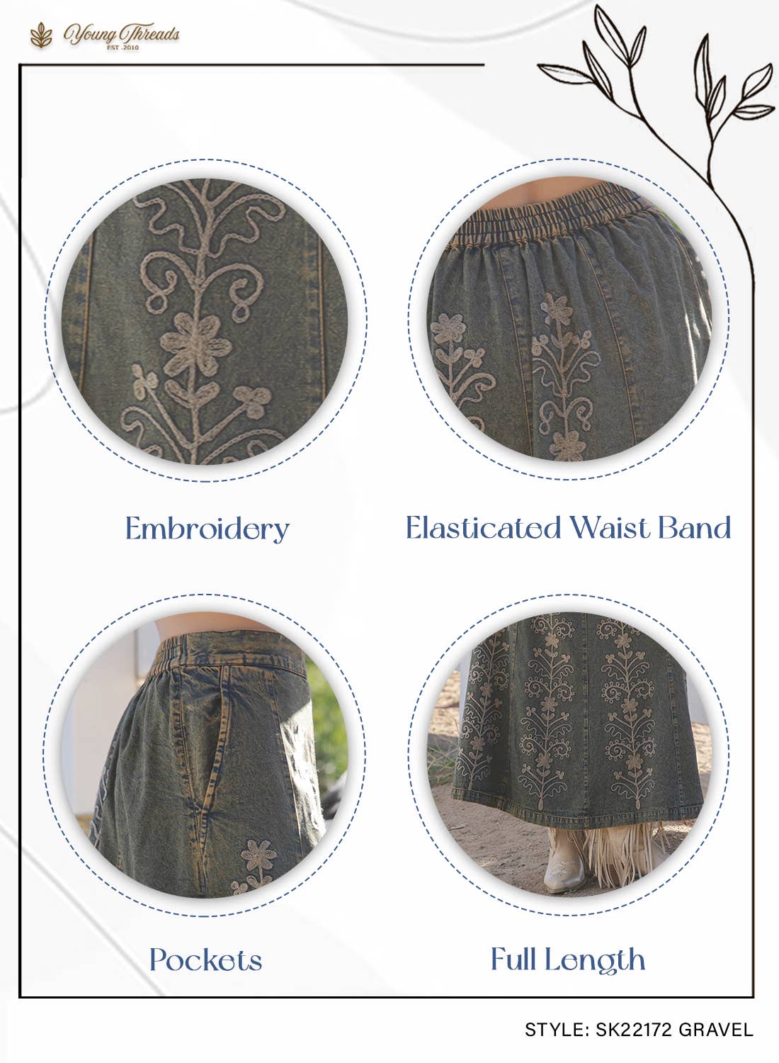 Skirt ~ Marigold Meadow