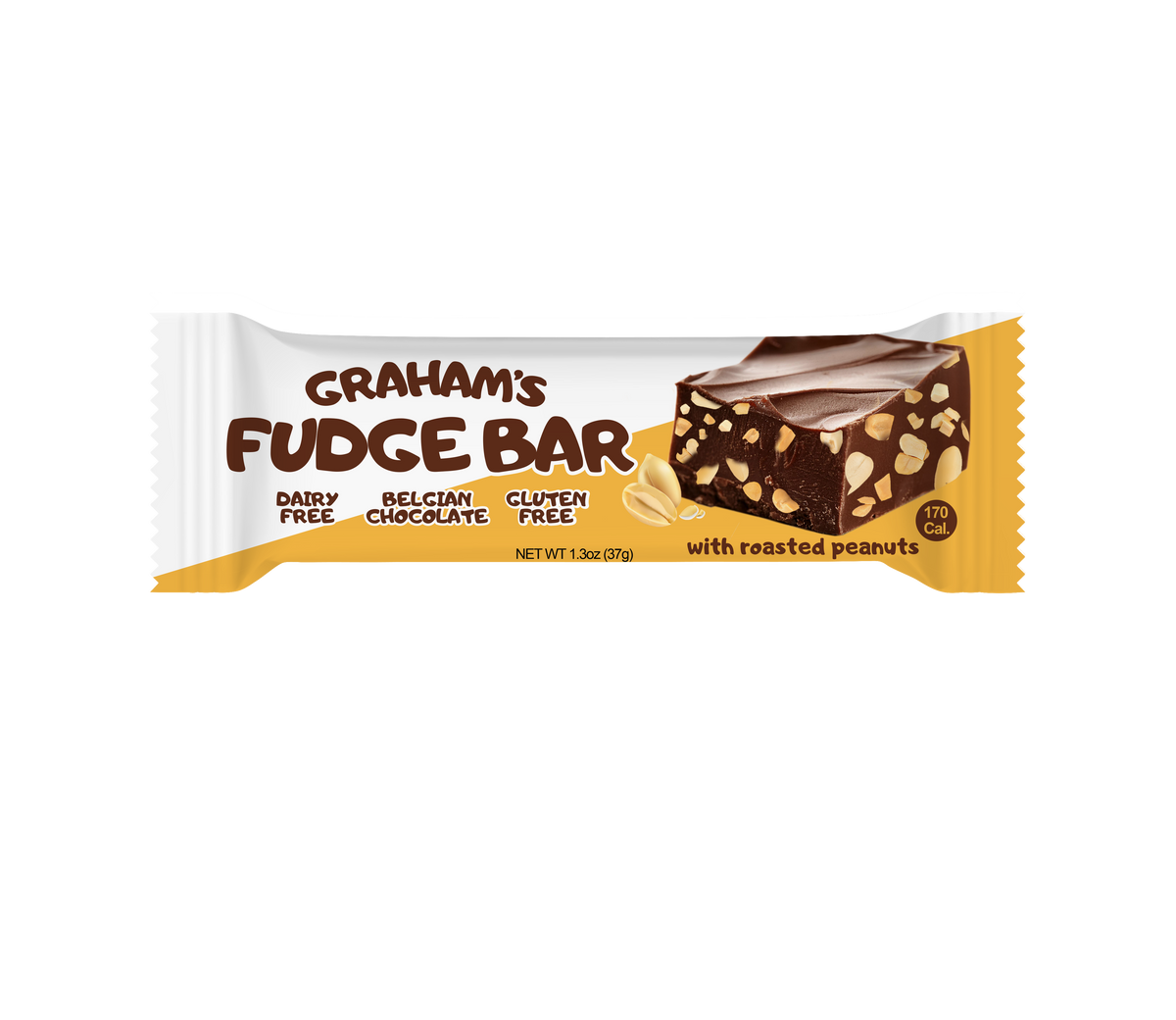 Roasted Peanut Fudge Bar