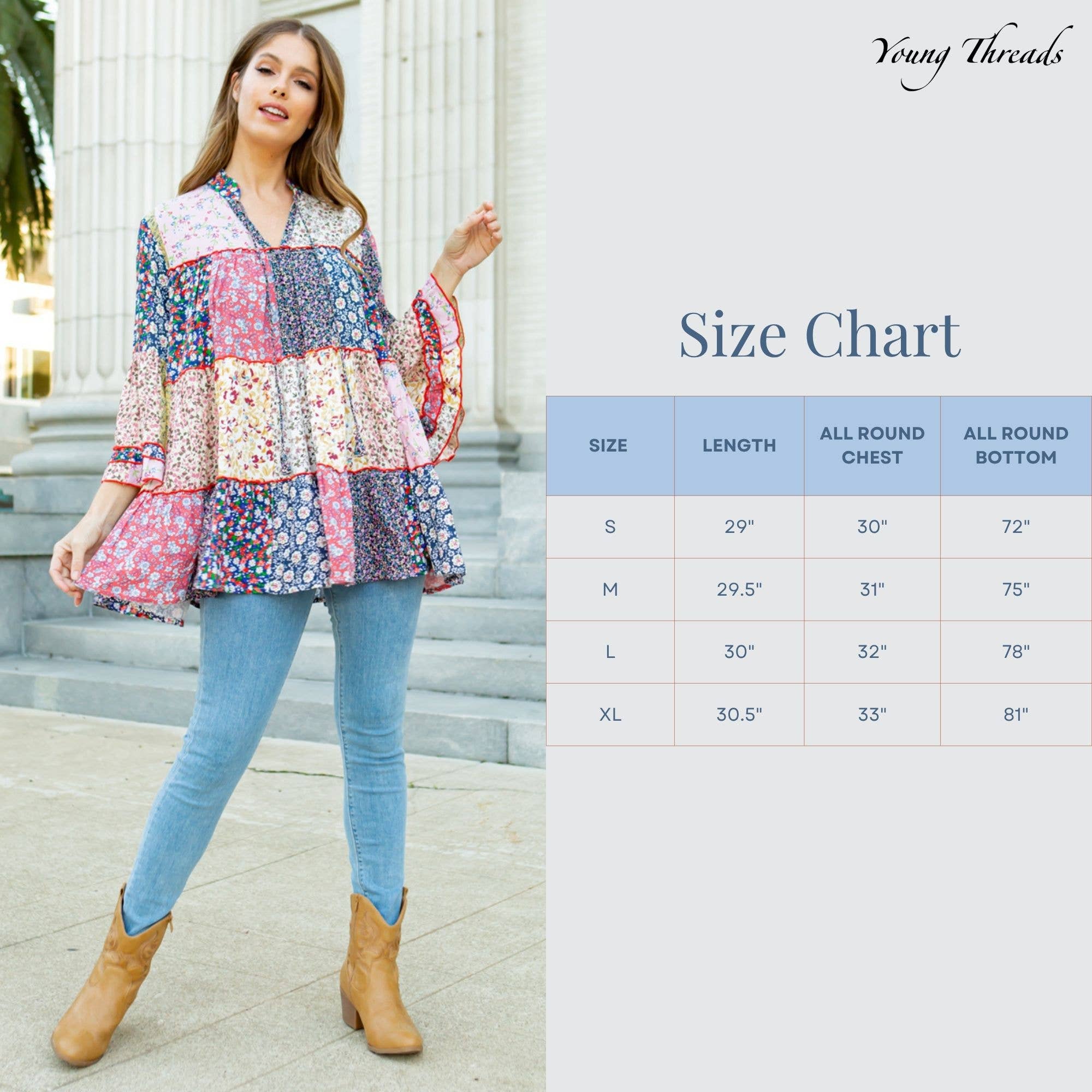 Tunic ~ Paisley Rose