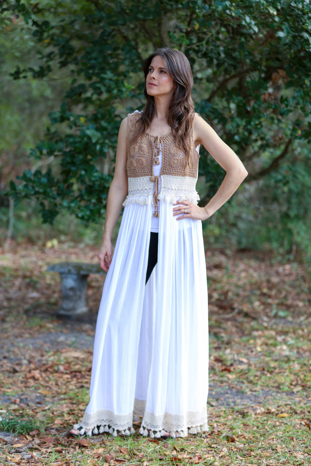 Poetry & Grace Crochet Duster