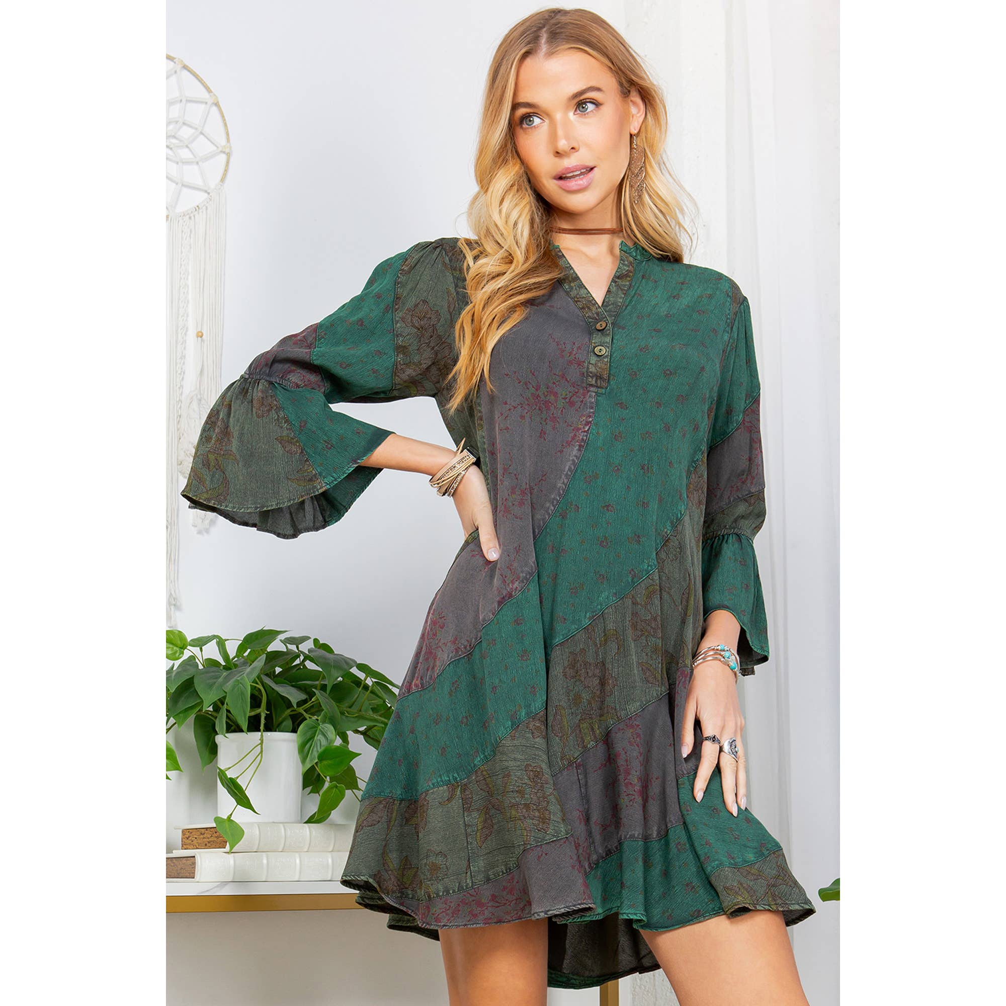 Tunic Dress ~ Saffron Skies