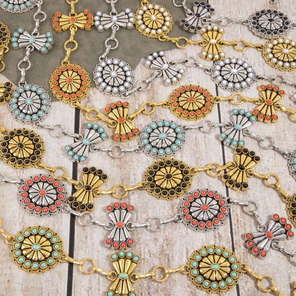 Belt ~ Stone Daisy