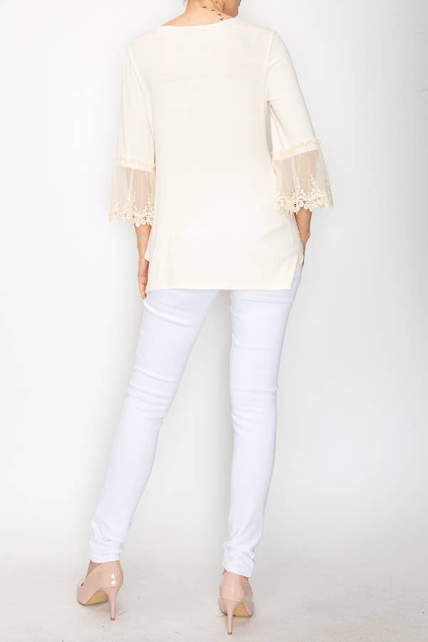 Top ~ Lace Elegance