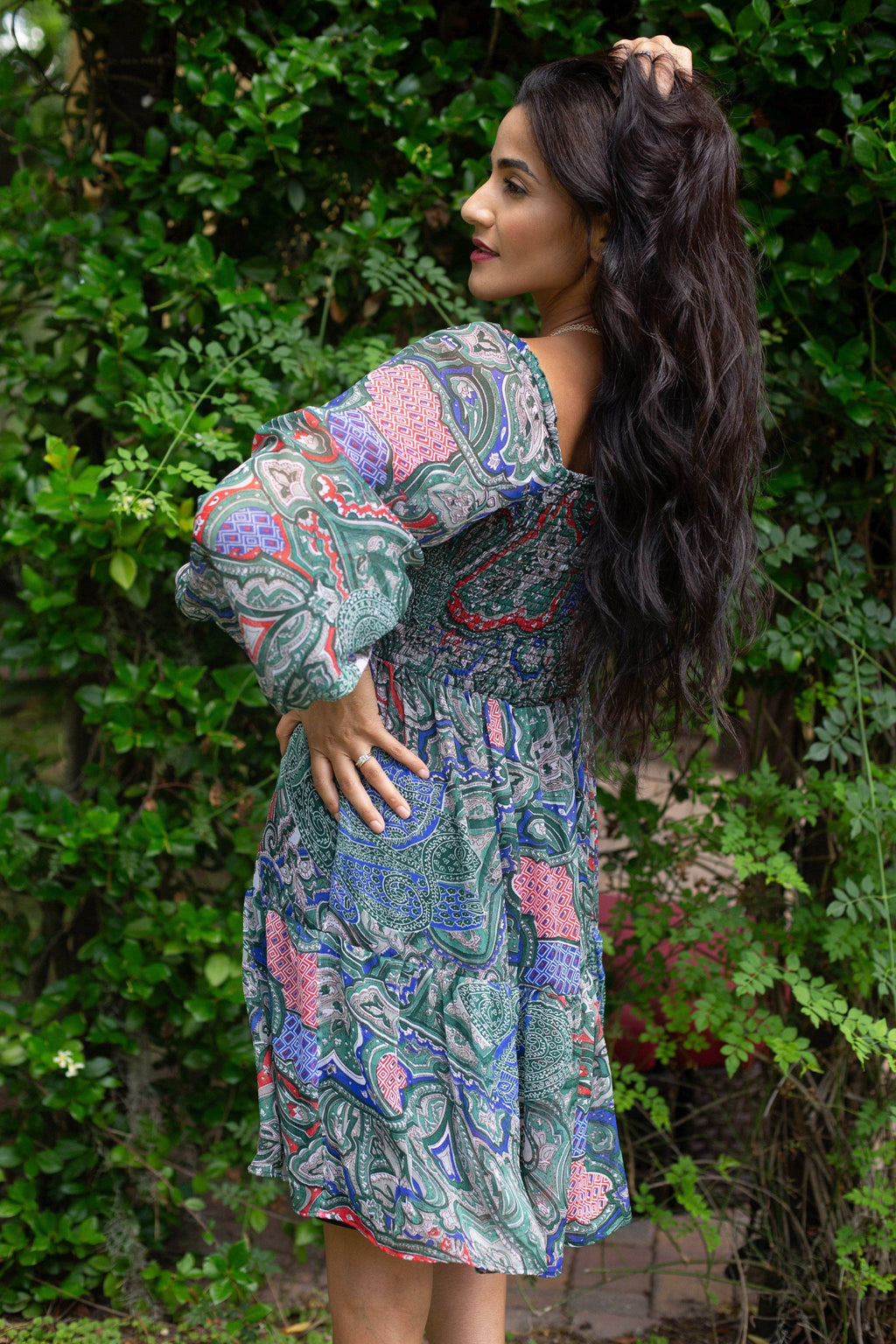Emerald Daydream Paisley Tunic