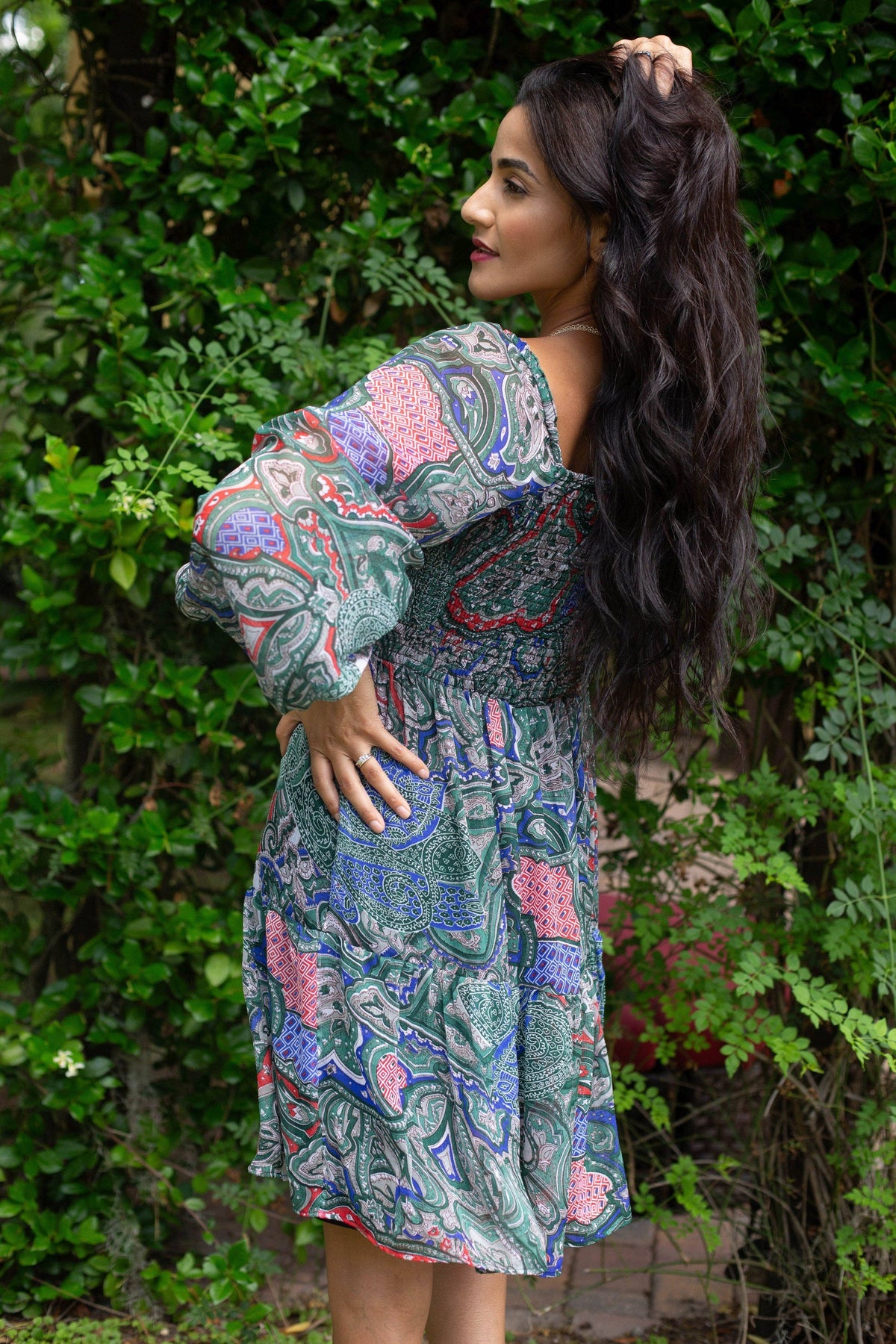 Emerald Daydream Paisley Tunic